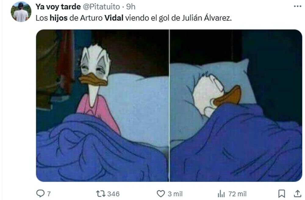 Los memes por la victoria de Argentina ante Chile