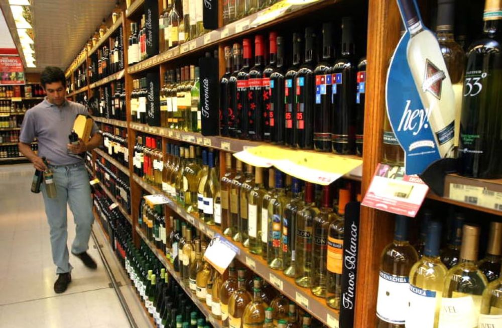 El vino en góndola aumentó un 119% en 12 meses. Archivo.