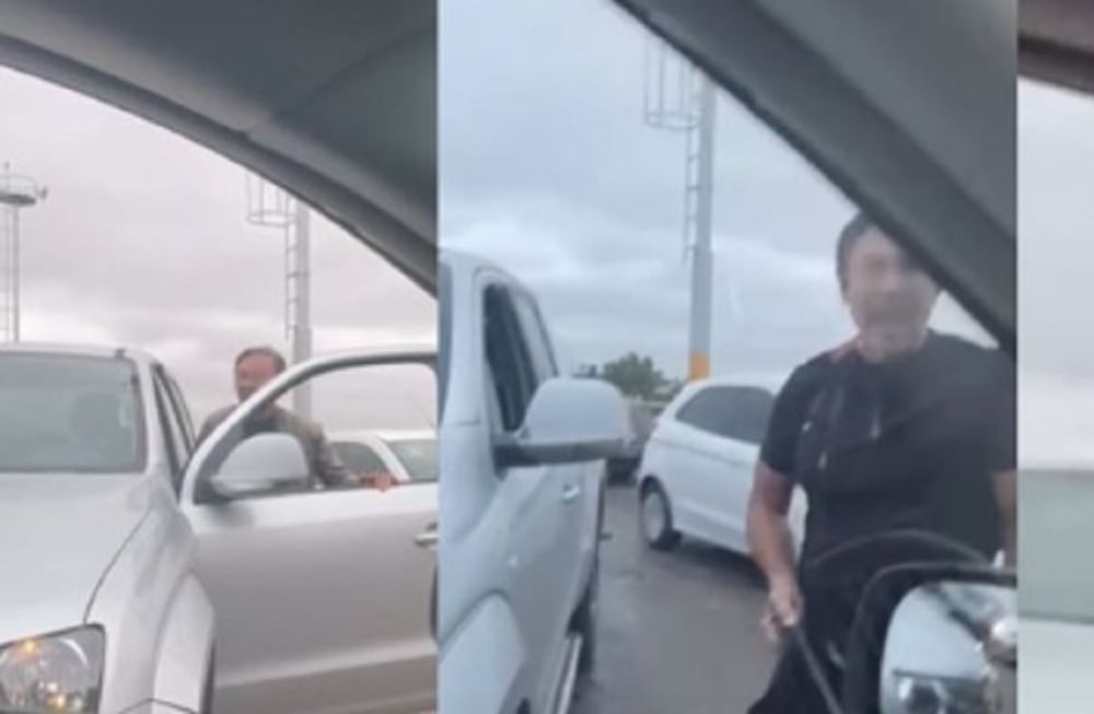 Una violenta discusión en un shopping de Buenos Aires terminó en amenazas y golpes. (Foto: Captura video)