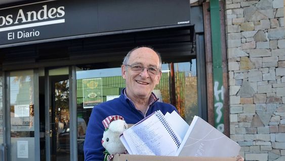 Corresponsal. En la Agencia de San Rafael. Carlos Simón se jubiló hace dos años.