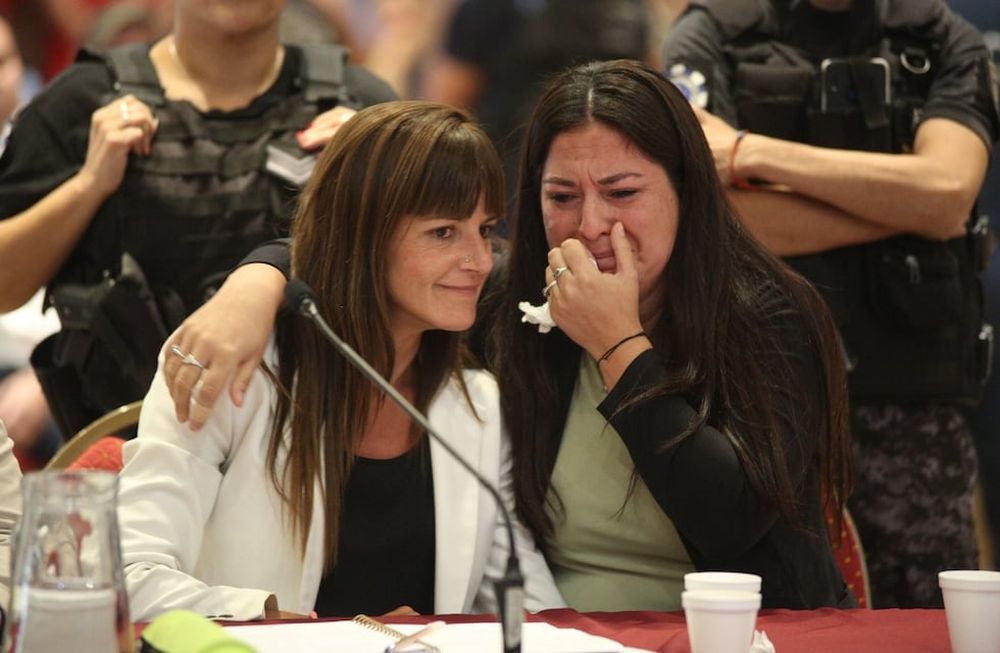 Verdugo rompió en llanto al escuchar el veredicto de su inocencia. | Foto: Poder Judicial