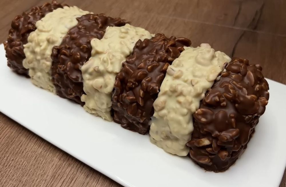 El postre de chocolate crocante del que todos hablan. Captura del video.