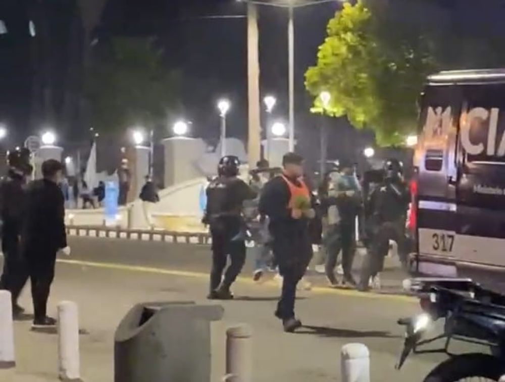Violentos disturbios en San Mart&iacute;n empa&ntilde;aron los festejos por el pase de Argentina a la final.