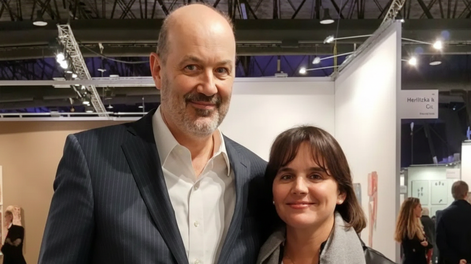 Federico Sturzenegger junto a su esposa María Josefina Rouillet