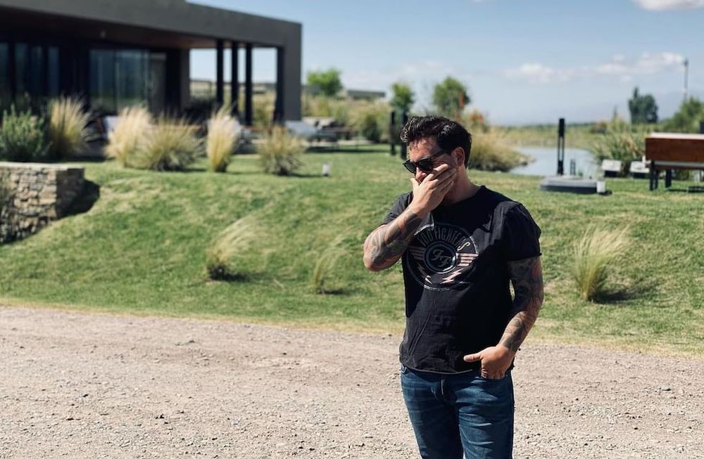Fede Bal está en Mendoza y reconoció que las bodegas y las montañas lo tienen enamorado