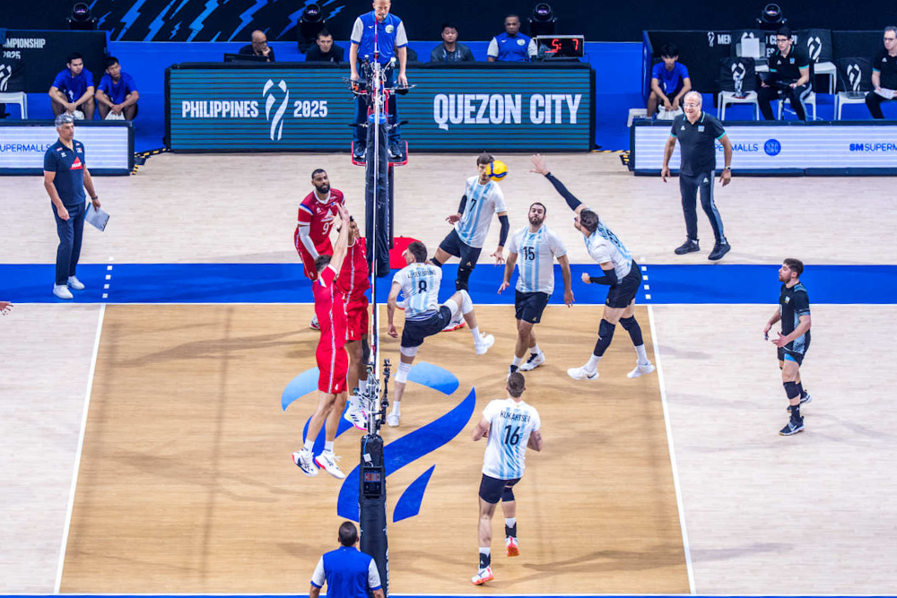 Triunfo histórico de la Selección Argentina ante Francia en el Mundial de Vóley.