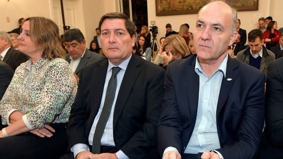 El gobernador Rodolfo Suárez dio el último discurso de apertura de la Asamblea Legislativa 2023 en la Legislatura de Mendoza Foto: Orlando Pelichotti