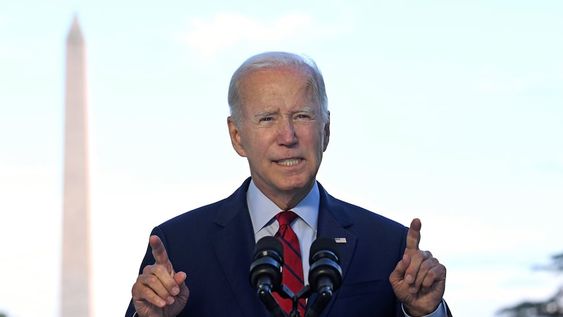 El presidente estadounidense Joe Biden (Jim Watson / Piscina vía AP)