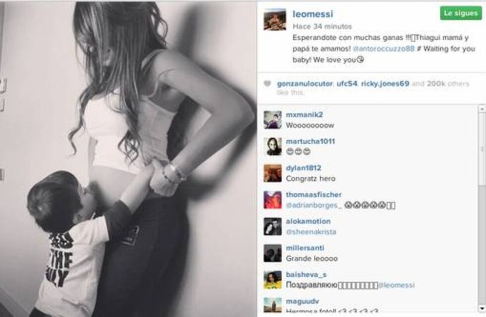Leo Messi y Antonella Roccuzzo confirmaron la llegada de su segundo hijo