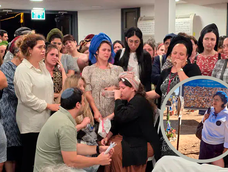 Funeral de Sarah (Sarita) Mendelson.