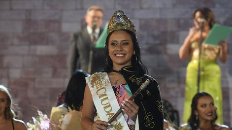 Vendimia Capital 2023 coronó como reina de la Ciudad de Mendoza a Noelia Volpe. Foto: José Gutiérrez / Los Andes