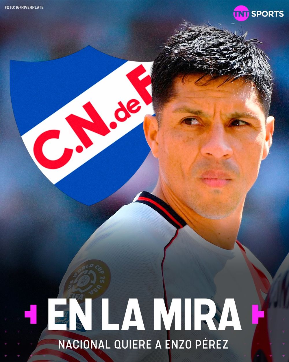 Enzo P&eacute;rez, en la mira de Nacional de Montevideo.&nbsp;