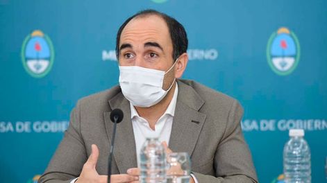 Los Andes | Censaron en lectura a los alumnos de Mendoza. José Thomas, en la conferencia de prensa en la que también habló de presencialidad.