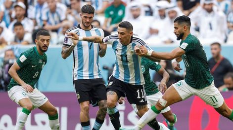 Argentina y una dura derrota en el comienzo del Mundial Qatar 2022.