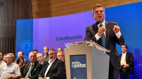 El ministro de Economía, Sergio Massa, anunció el viernes el nuevo programa de Precios Justos.