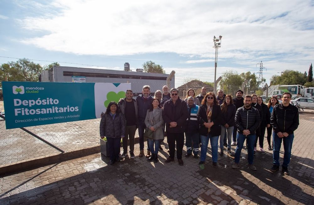 La Ciudad y el ISCAMEN pusieron en funcionamiento el depósito de fitosanitarios