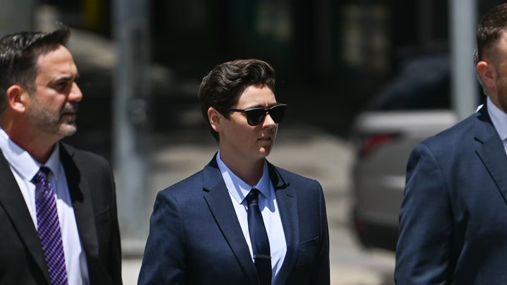 Jayde Struhs, hermana mayor de la víctima y exmiembro de la secta. Foto: EFE.