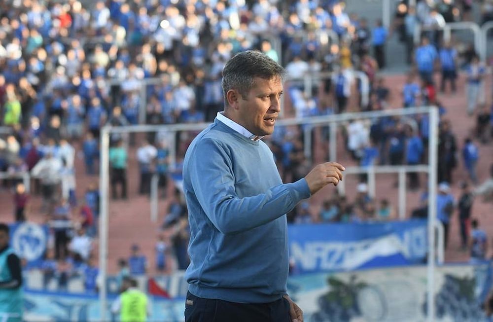 Fútbol Liga Profesional, Godoy Cruz Antonio Tomba vs Estudiantes de la Plata en el Estadio Malvinas Argentinas Diego Flores D.T. de Godoy CRuzFoto: José Gutierrez / Los Andes
