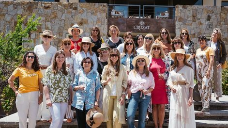 Las socias de AMUVA en pleno.