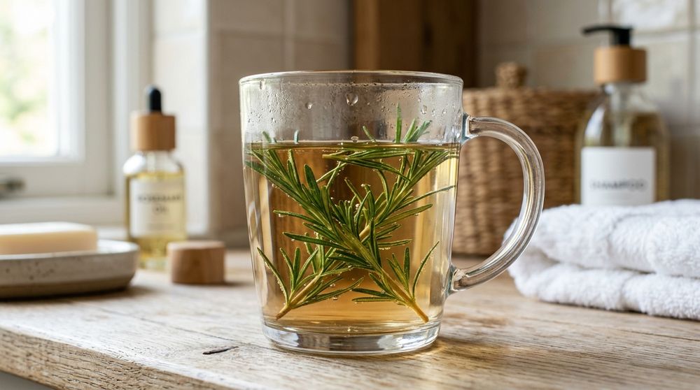 Aunque el romero contiene antioxidantes y antiinflamatorios como el ácido rosmarínico, la remoción del exceso de grasa del cuero cabelludo depende de una lavada correcta con champú.