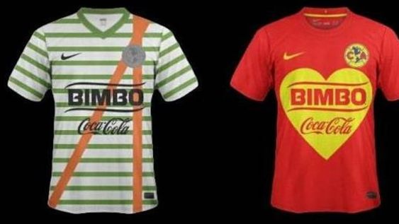 Un hincha del América de México diseñó dos camisetas en honor al Chavo