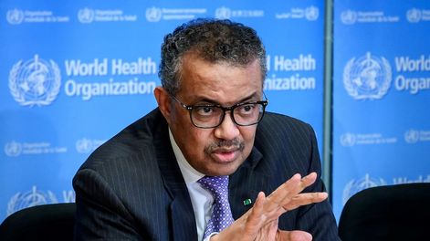 Tedros Adhanom Ghebreyesus, el director general de la Organización Mundial de la Salud  - AFP