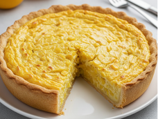 Esta tarta cremosa es rendidora y está repleta de sabor.