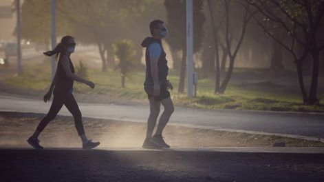 Alerta por viento zonda en Mendoza.