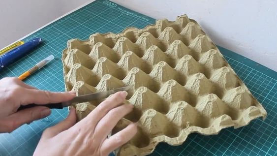 Tres opciones para reciclar maples de huevos.