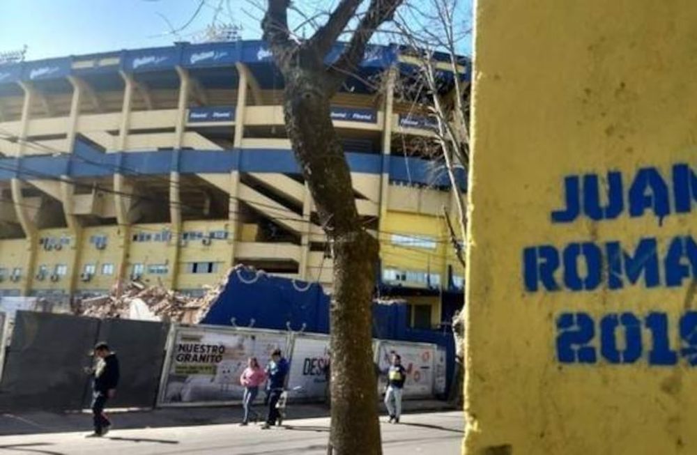 Pintadas y apoyo a Riquelme para Presidente de Boca 2019