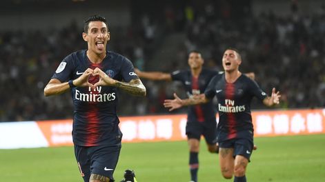 Di María, artífice del triunfo del PSG en el retorno de Neymar