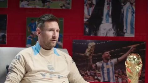 Messi dio una entrevista para ESPN