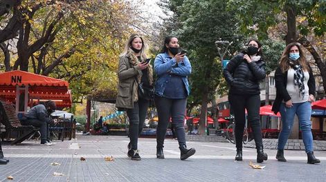 En Mendoza, se registran bajas temperaturas con el cielo nublado