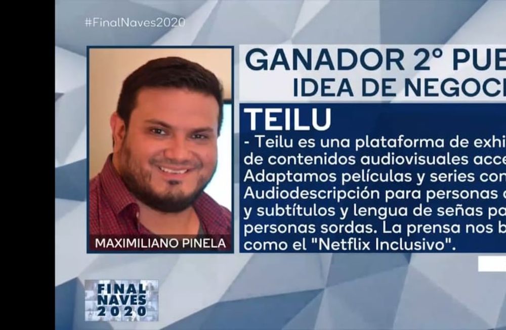 Una empresa de Catamarca fue segunda en la final nacional del 2020, el Netflix de la inclusión había clasificado en la etapa celebrada en Mendoza