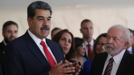 Los Andes | Lula da Silva - Nicolás Maduro. Foto: Gentileza.