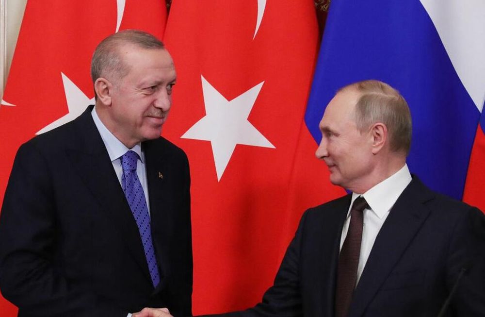 Recep Tayyip Erdogán y Vladimir Putin, presidentes de Turquía y Rusia respectivamente.