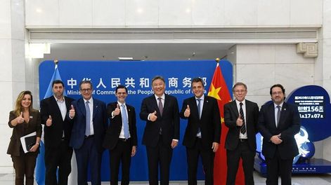 Sergio Massa y una de las reuniones de este jueves - Twitter Sergio Massa