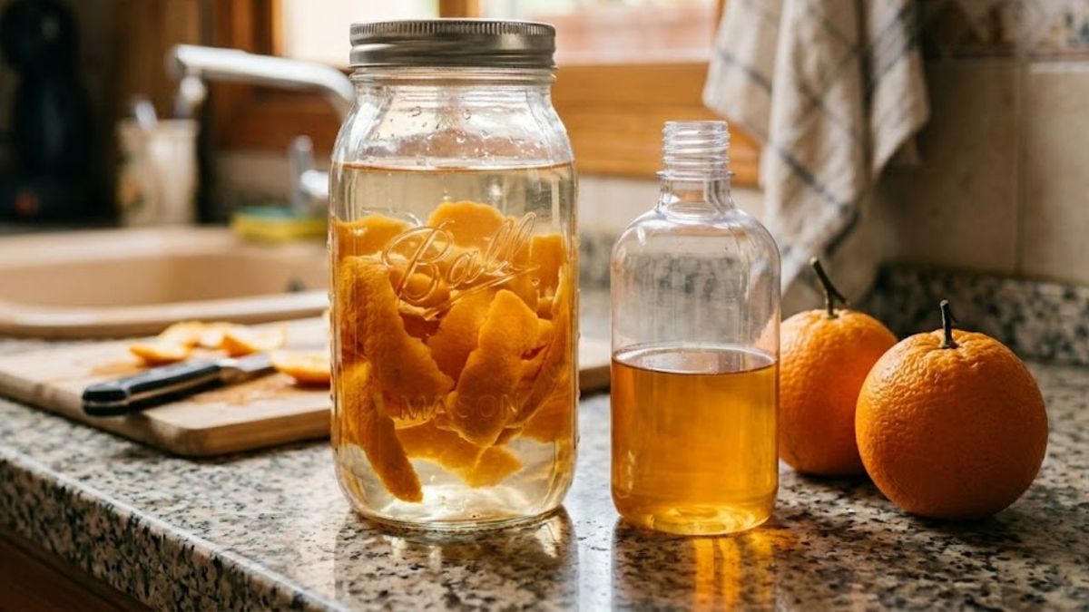 Mezclar cáscara de naranja con vinagre: por qué se recomienda y por qué debe usarse en el hogar