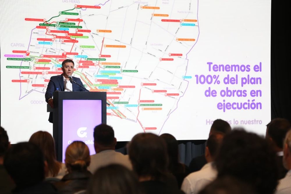 Con 75 proyectos en marcha y .000 millones de inversión, Guaymallén lanzó su plan bianual de obras públicas