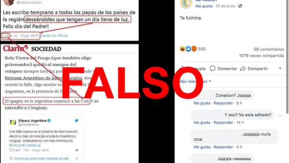 Es falso el tuit de Macri por el Día del Padre un minuto antes del apagón Es falso el tuit de Macri por el Día del Padre un minuto antes del apagón