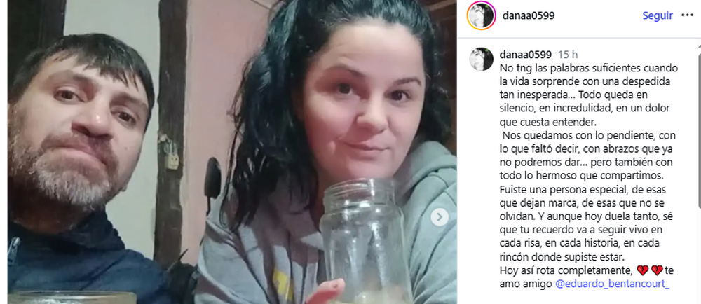 El desgarrador posteo de una amiga del enfermero tras su fallecimiento.