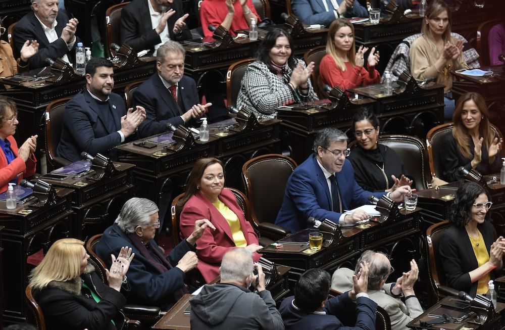 El bloque de diputados del Frente de Todos espera la convocatoria a sesiones extraordinarias. Foto: Federico López Claro