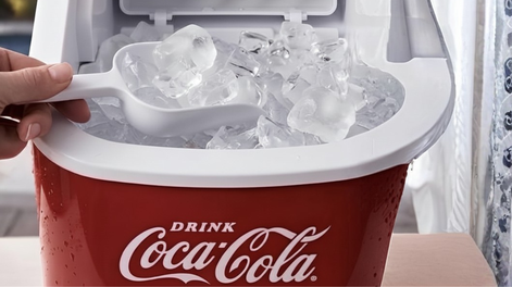 Así luce la heladera de hielos para Coca Cola de Lidl.&nbsp;