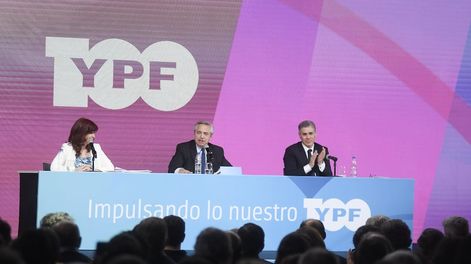 Los Andes | Alberto FernándezCristina KirchnerPablo GonzalezYPFFoto Federico Lopez Claro