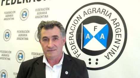 Los Andes | Carlos Achetoni, presidente de la Federación Agraria (Archivo)