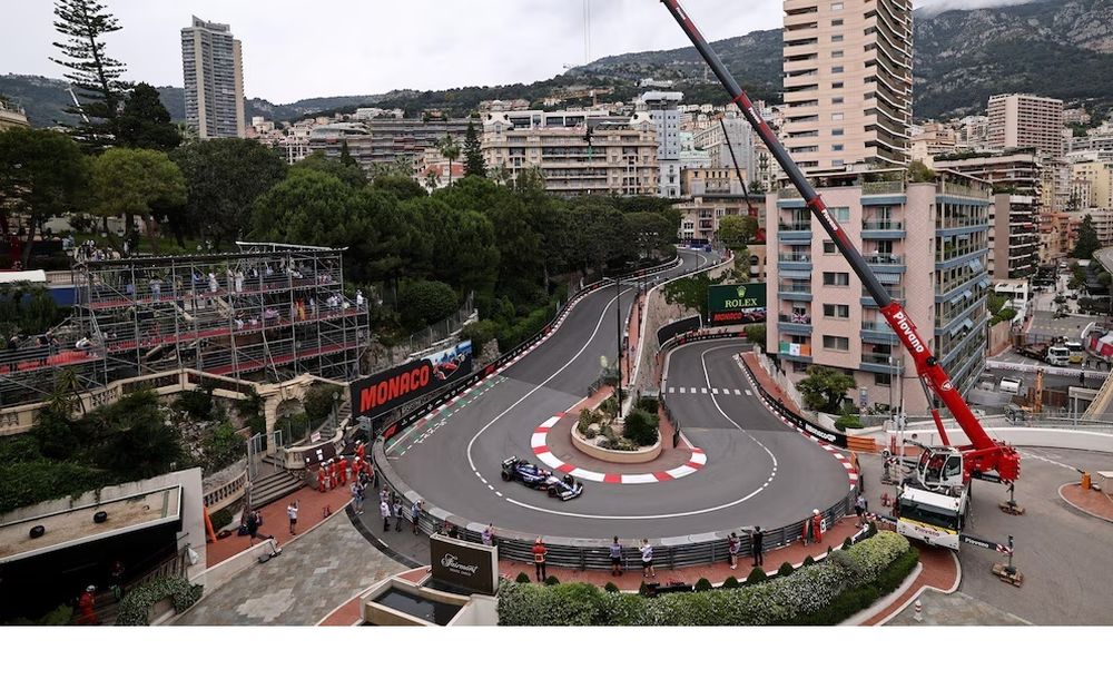 Parte del circuito del GP de Mónaco donde se corre la Octava fecha del Campeonato de Fórmula 1