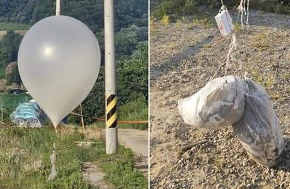 Se detectaron más de 200 globos, se presume que todos cargados de desechos e inmundicias, enviados desde Corea del Norte hacia el sur, en respuesta a un envío anterior con panfletos opositores al régimen de Kim Jong un.