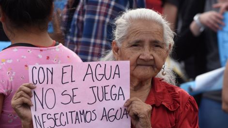 Vecinos de La Favorita ya han hecho varios reclamos por falta de agua. / Los Andes