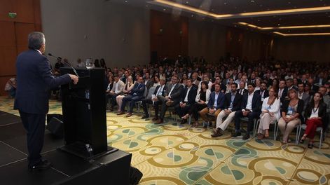Los Andes | Más de 600 personas participaron de la primera jornada del Foro de Inversiones organizado por el Consejo Empresario Mendocino y el Gobierno provincial. Foto: Gentileza