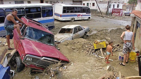 Deslave: la tragedia de La Guaira, en Venezuela, allá por 1999. Veintisiete años después, un doble terremoto destrozó la zona.